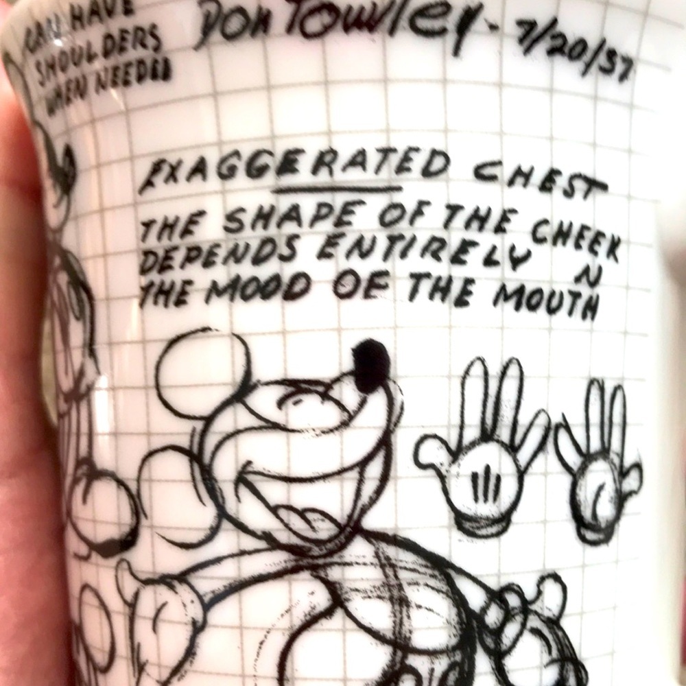 Disney’s Mickey Mouse Mug Black and White